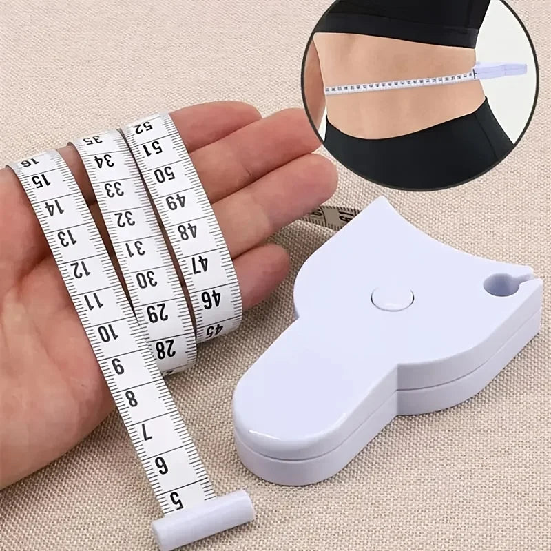 Portable Fitness Telescopic Health Tape Measure Handle Torch Y-shaped