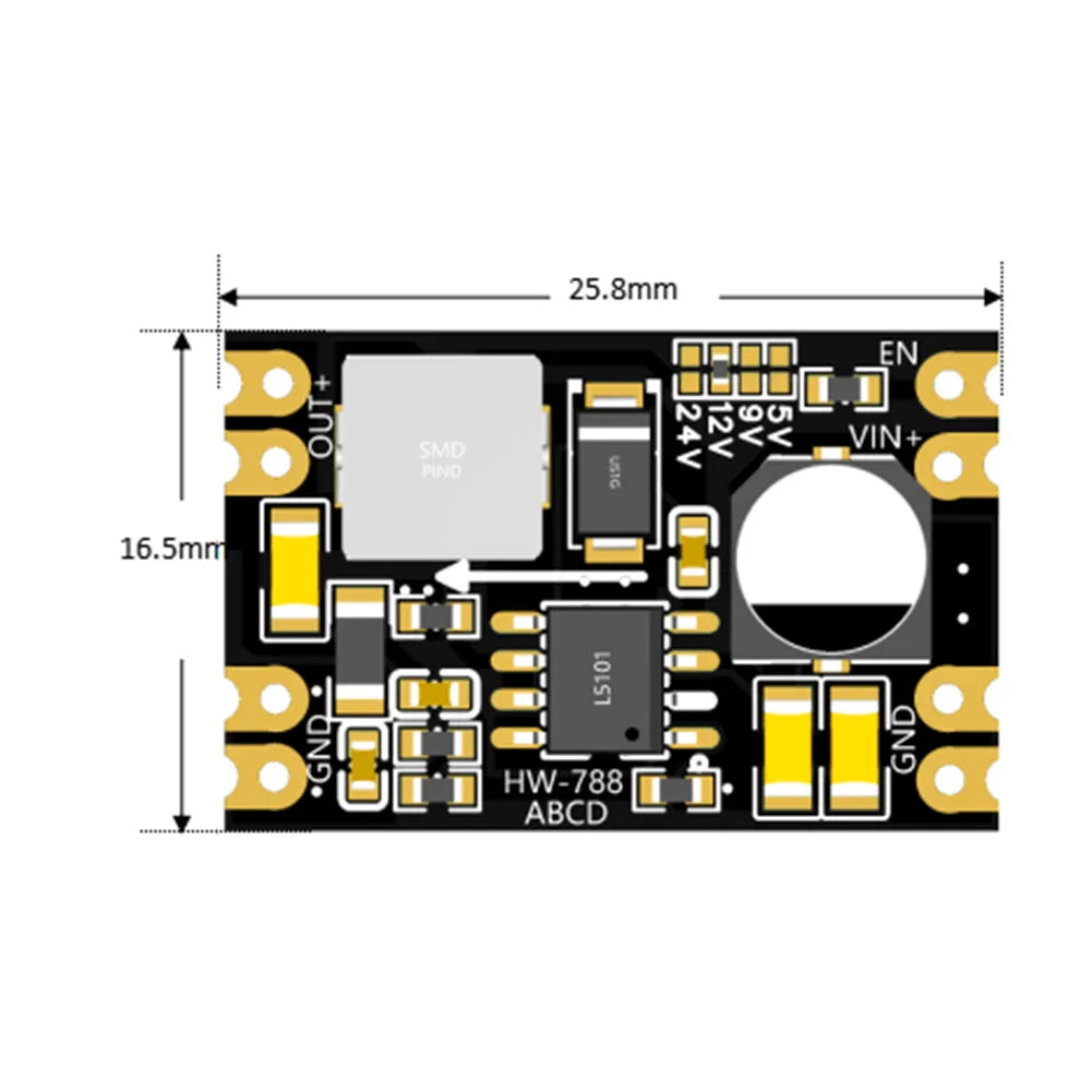 DC-DC Buck Converter 7-100V to 5V-24V Step Down Module | ALLOYSEED