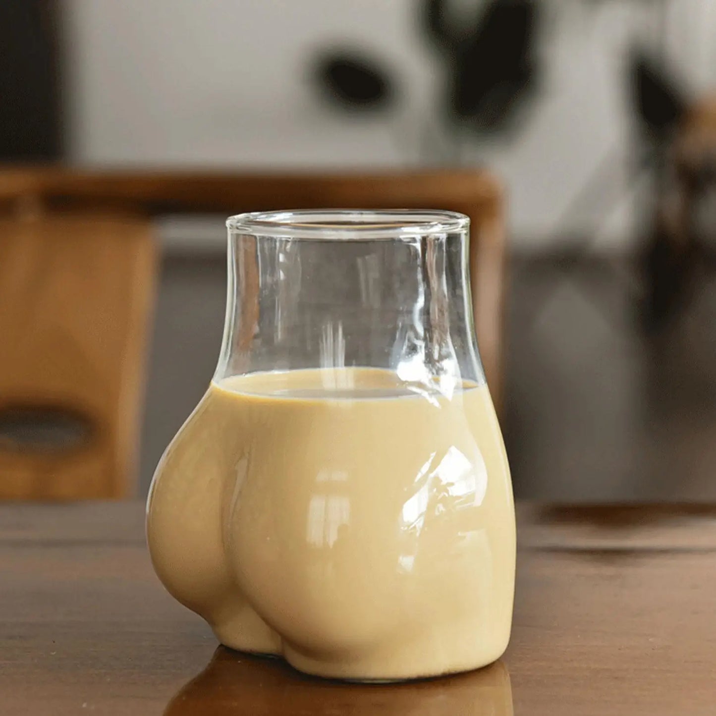 450ml Funny Butt Glass Cup | Borosilicate Novelty Drinkware