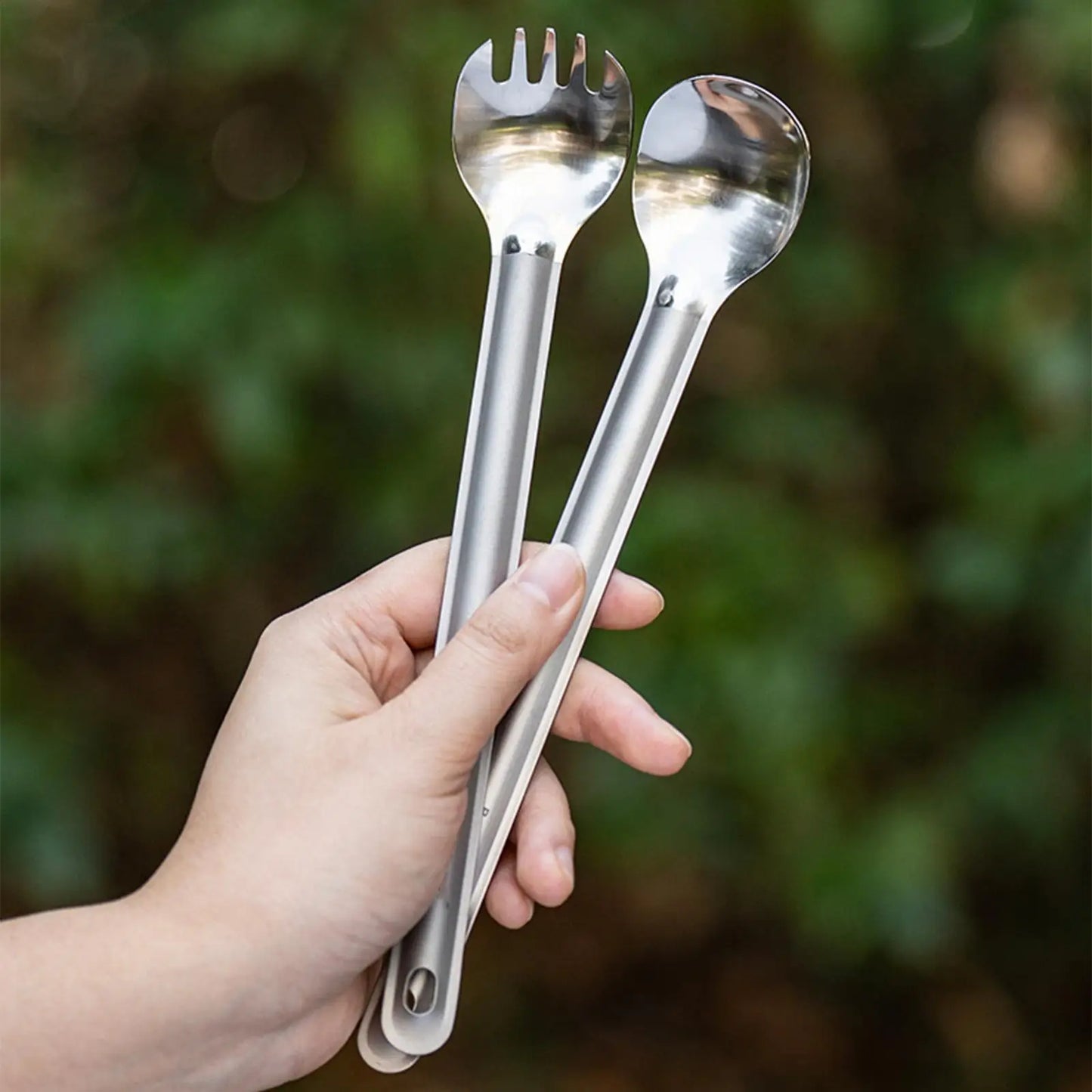 Titanium Alloy Soup Spoon | Camping & Kitchen Utensil, 20g