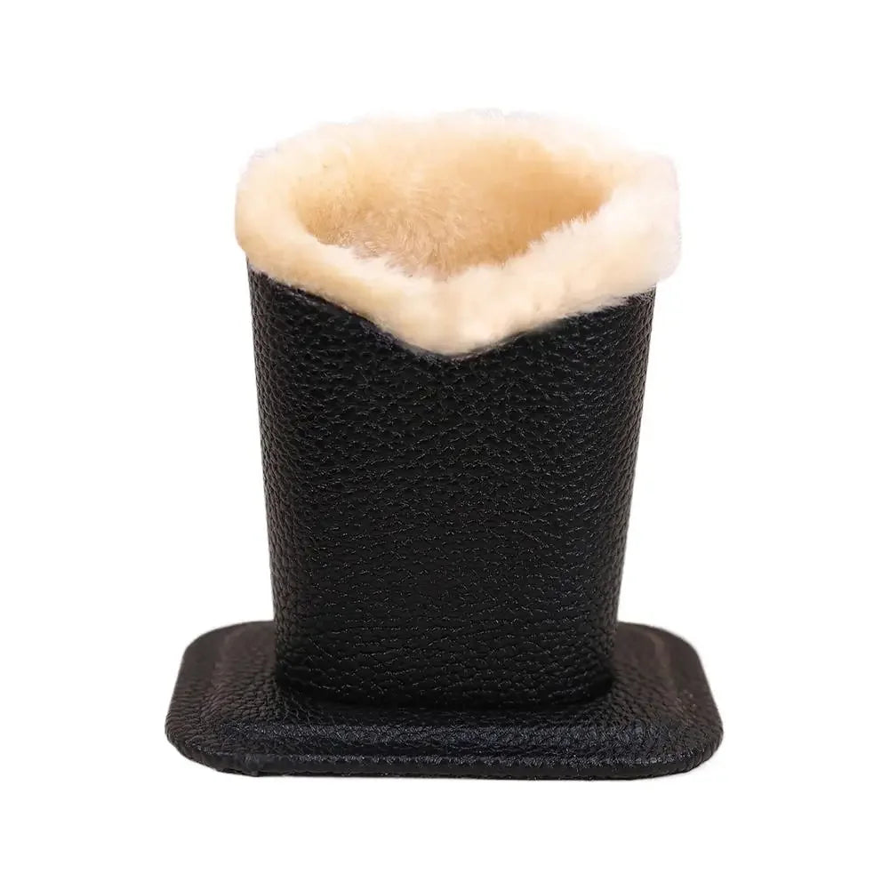 Pack of 1 Plush Lined Glasses Holder Stand Protective Glasses Case for Desks or Nightstands eyeglass case glasses pouch Peaceful Pleasures Health and Wellness 01