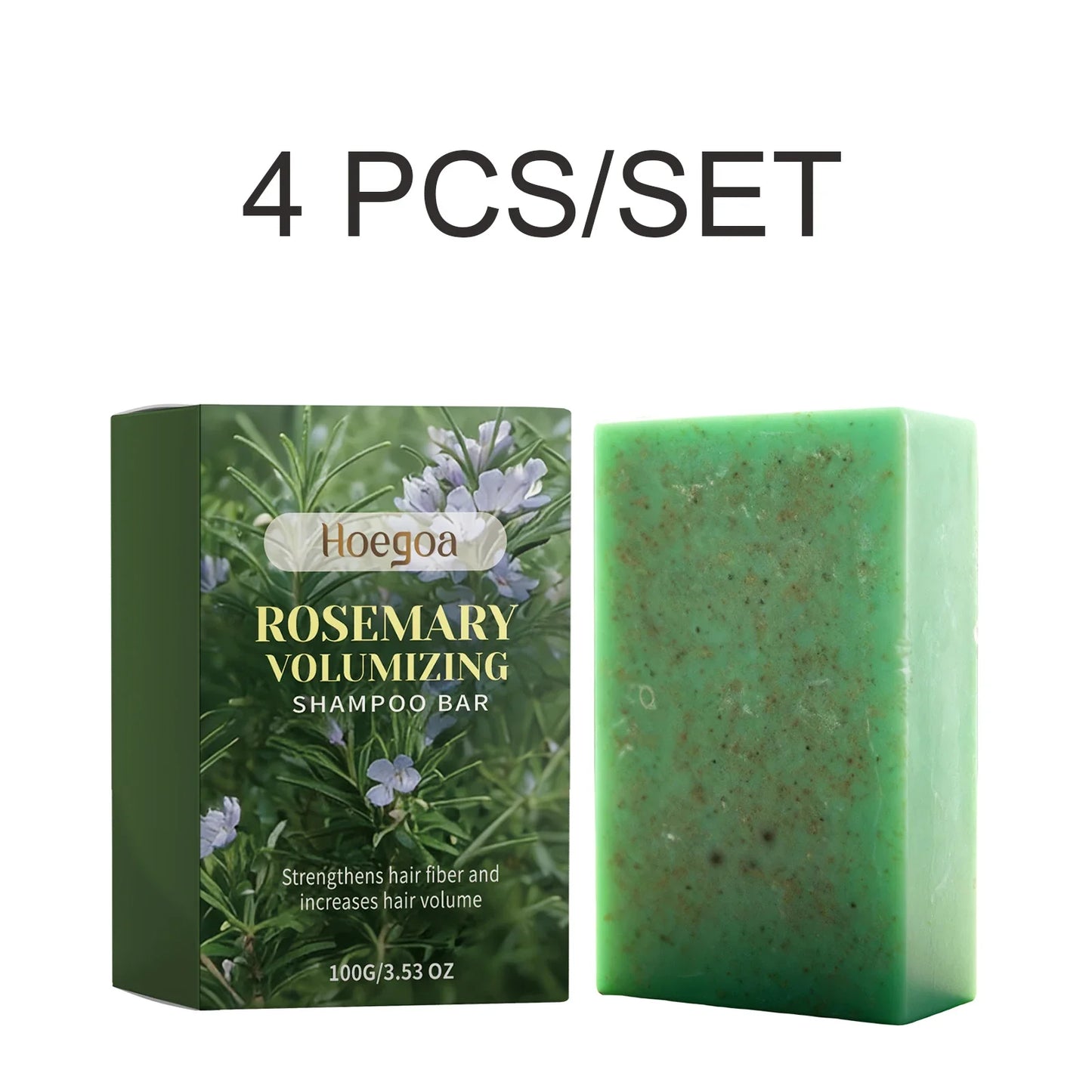Rosemary Volumizing Shampoo Bar | Natural Oils & Frizz Control