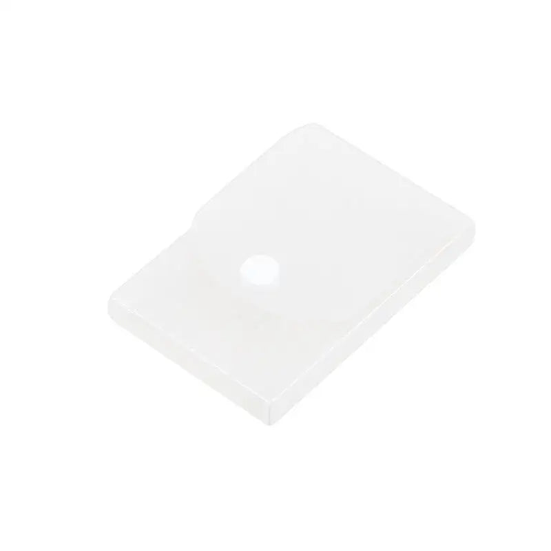 Frosted Semi‑Transparent Snap Closure Storage Case Flip Top Photocard Dust Holders Mini Card Organizer Box for Stamp Stationery Peaceful Pleasures Health and Wellness Vertical Style