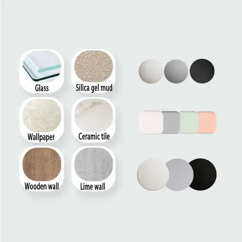Silicone Door Handle Wall Bumper – No-Drill Self-Adhesive