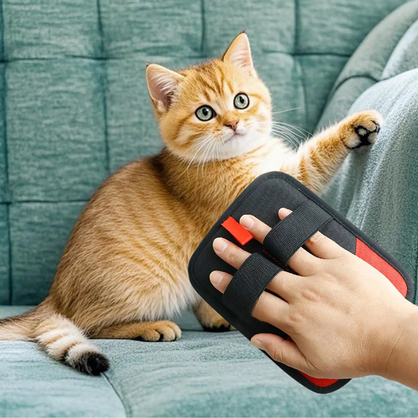 Reusable Pet Hair Removal Glove | Electrostatic Deep Clean