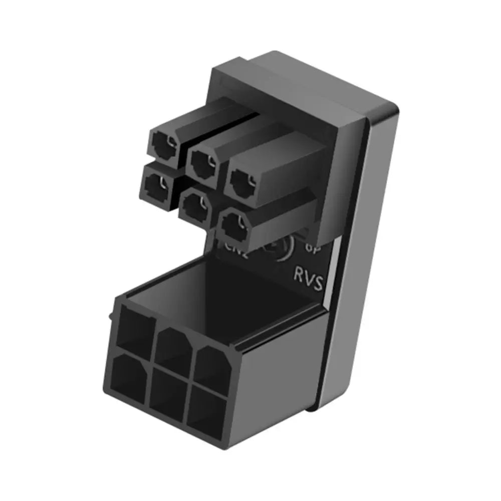 PCIe 8-Pin 180° GPU Power Adapter Connector – 6 & 8 Pin
