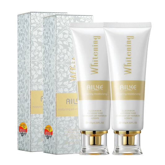 AILKE White Rose Whitening Facial Cleanser | Deep Cleanse 120g Facial Cleanser Peaceful Pleasures Health and Wellness Pack of 2