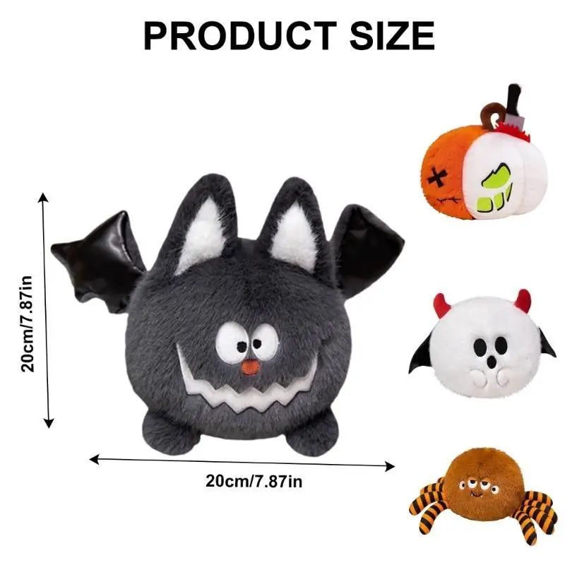 Halloween Plush Toys – Spider, Pumpkin & Bat Stuffed Animals