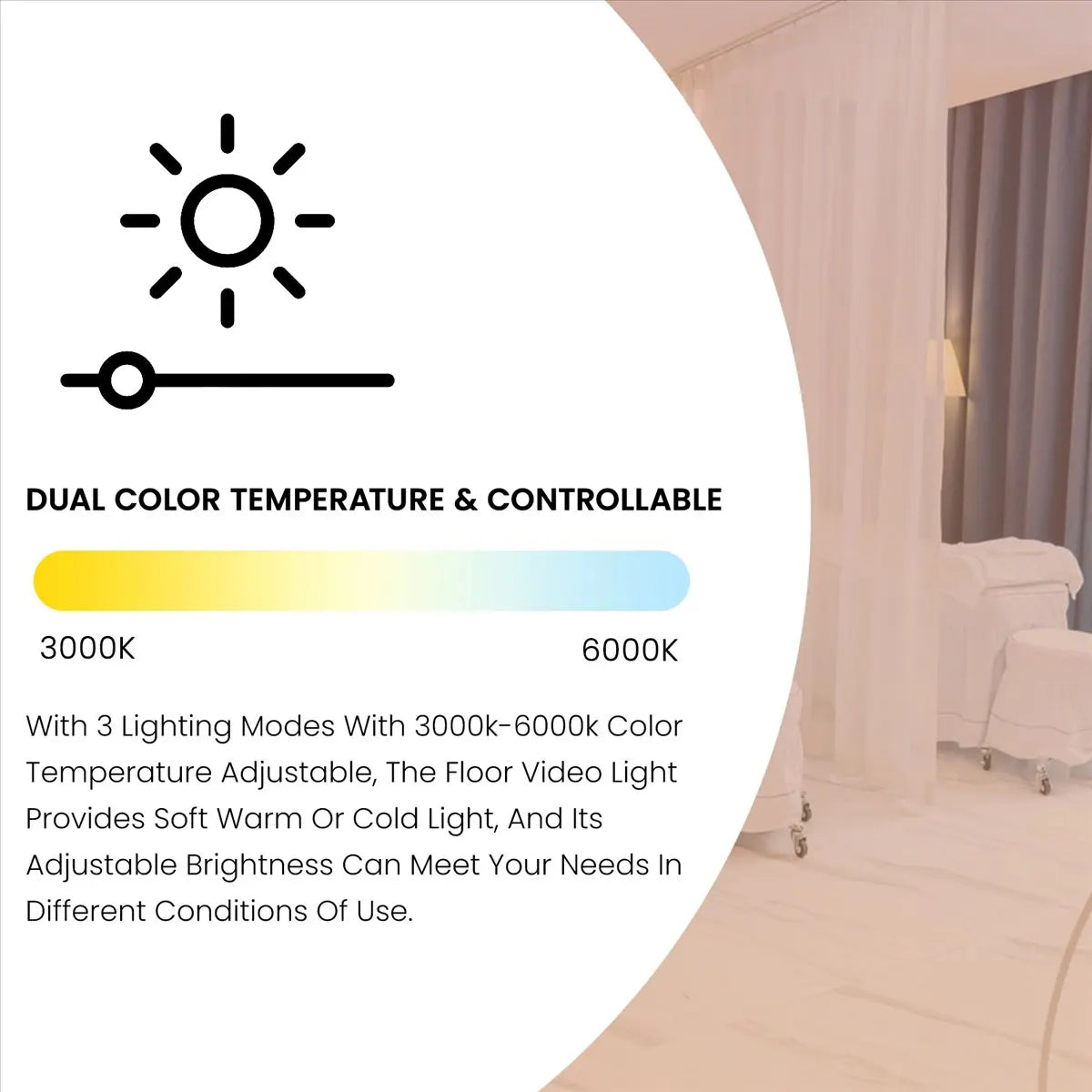 MYdaY- 16 Inch 2 in 1 Beauty Light Eyelash U-Shaped Light Salon Floor Lamp Makeup Embroidery Tattoo Beauty Led Light UK Plug,B Peaceful Pleasures Health and Wellness