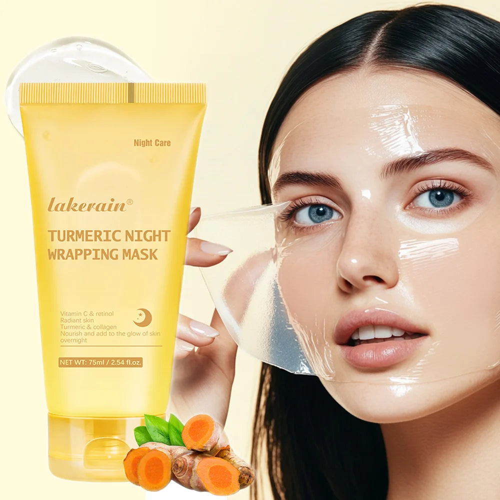 Collagen Peel Off Facial Mask Overnight Wrapping Pack Elasticity Hydration Care Reduces Sagging Dullness Hydrolyzed Collagen For Peaceful Pleasures Health and Wellness 1pc