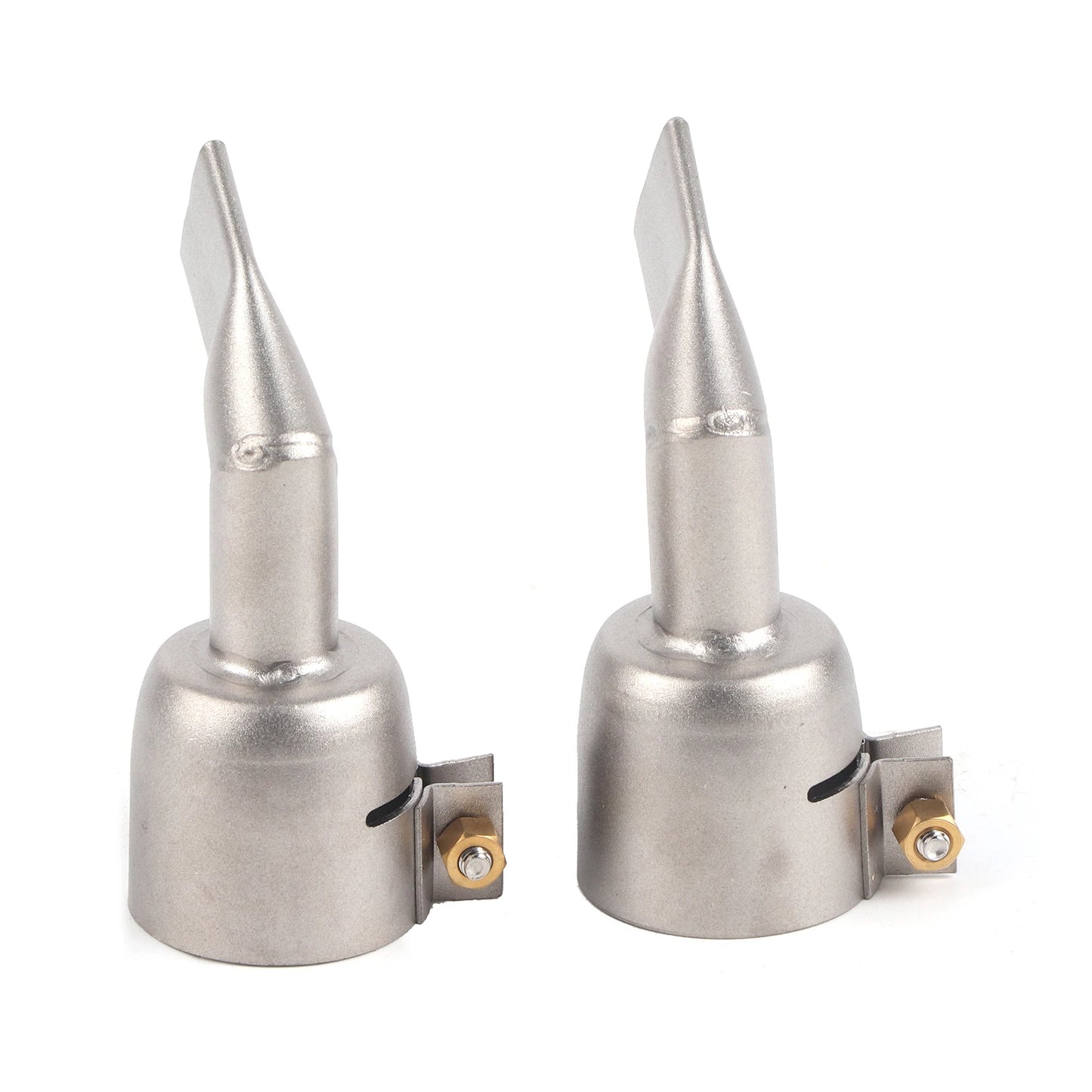 Welding Gun Nozzle Flat 120 Degree Stainless Steel Air Plastic Weld
