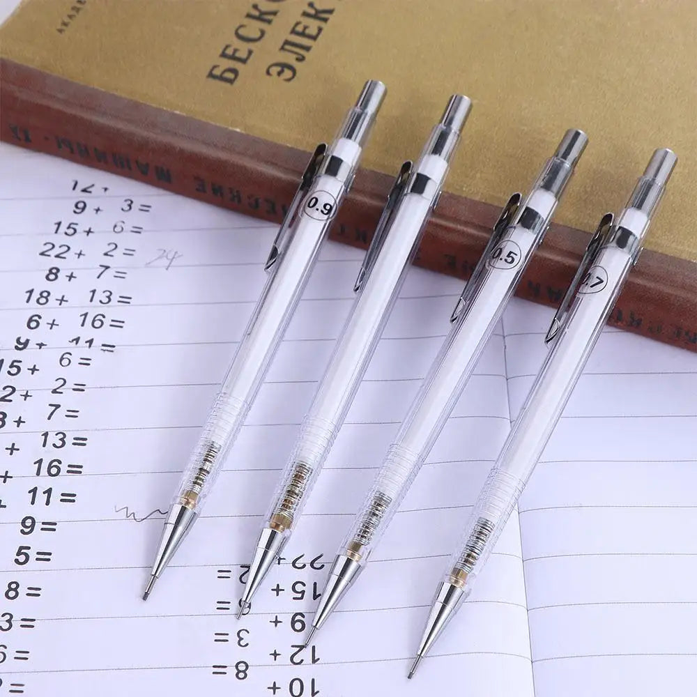 Stationery Office Art Painting Student Transparent Writing Propelling Pencil Automatic Pencil Mechanical Pencil Movable Pencil Peaceful Pleasures Health and Wellness
