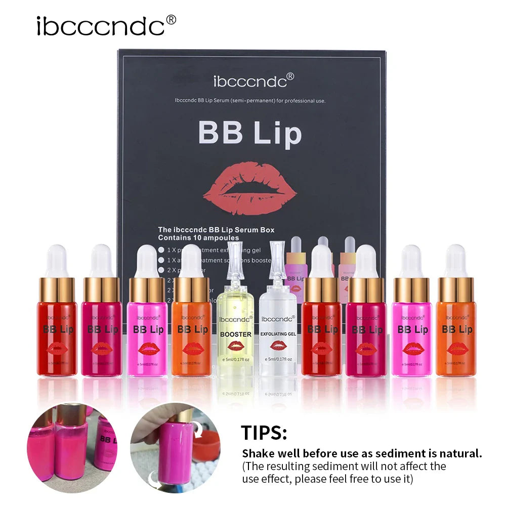 ibcccndc BB Lips Serum Kit – Semi-Permanent Tinted Lip Color