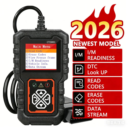 OBD2 Diagnostic Scanner – Read & Erase Engine Codes + Battery Peaceful Pleasures Health and Wellness black