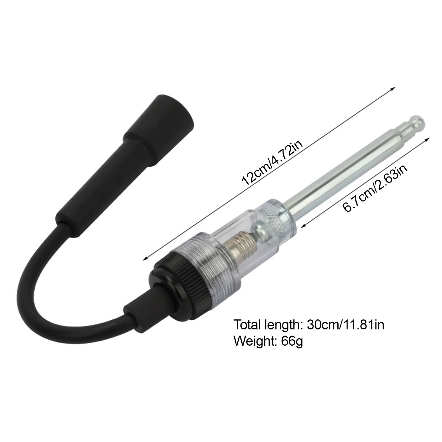 Automotive Spark Plug Tester Convenient to Use Metal Connectors Ignition Tester for Automotive Car Lawnmower Peaceful Pleasures Health and Wellness