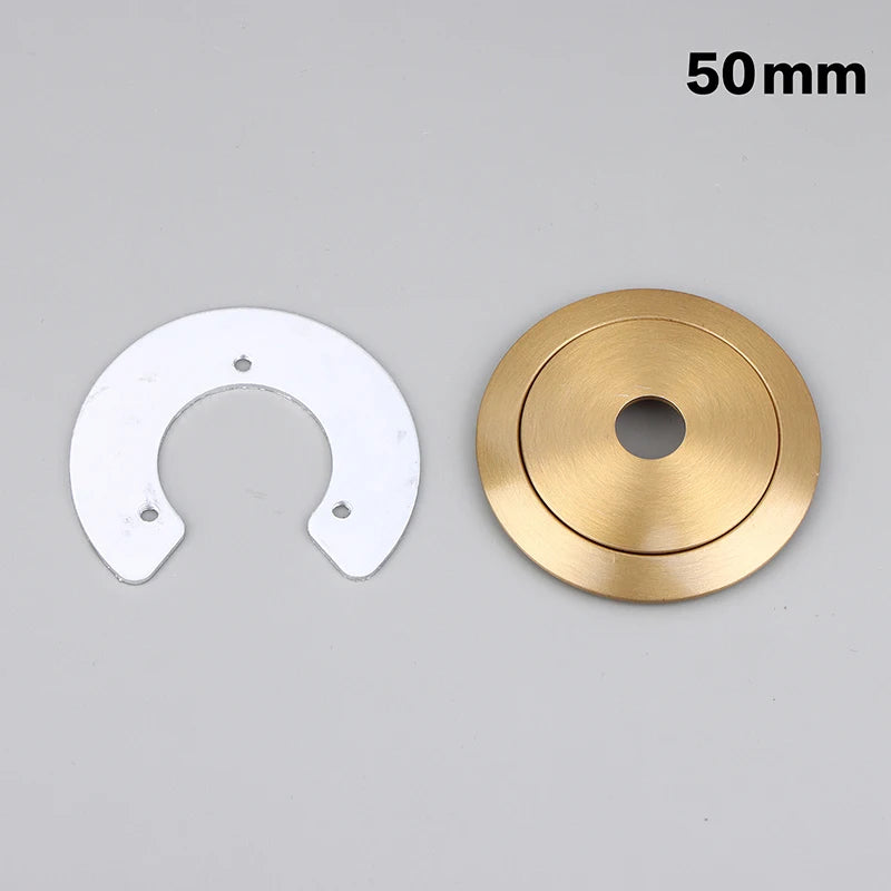Aluminum Cap For Glass Globe Lampshade Arc Tray Flying Saucer Style Holder Lightweight Durable For Home Restaurant Lighting Peaceful Pleasures Health and Wellness 50mm Copper