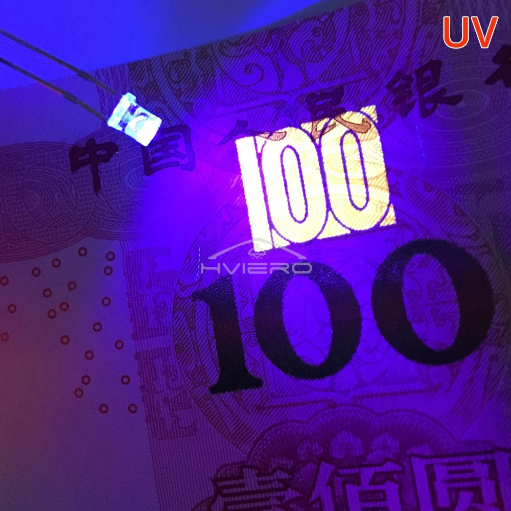 100pcs 3mm Flat Top Ultra Bright LED Diodes | Wide Angle DIY