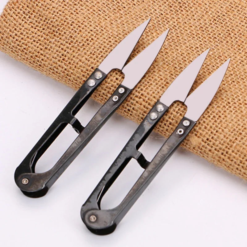 U-Shape Mini Fishing Scissors – Stainless Line Cutter 1/10Pcs