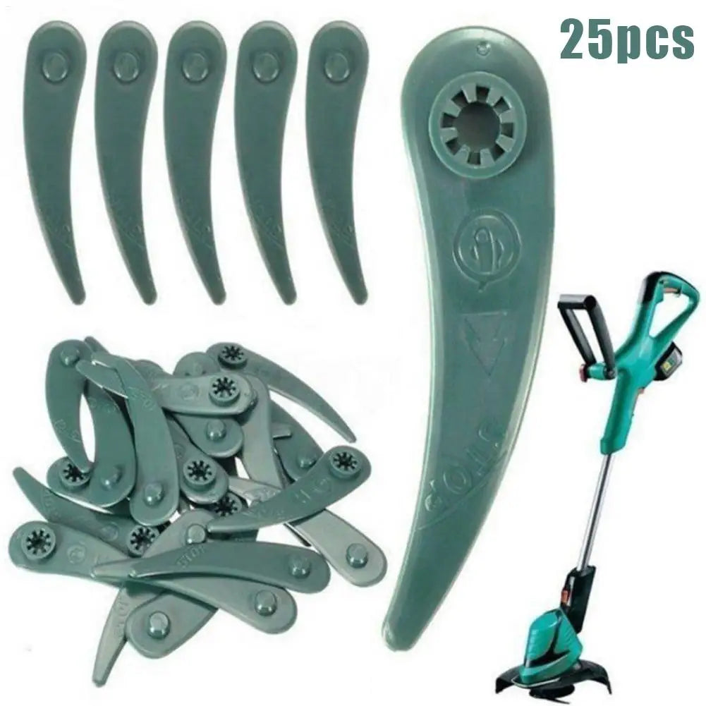 25PCS Grass Trimmer Replacement Plastic Blades For Bosh ART 23-18Li ART 26-18Li Grass Trimmers Polymer Blade Cutting System New Peaceful Pleasures Health and Wellness