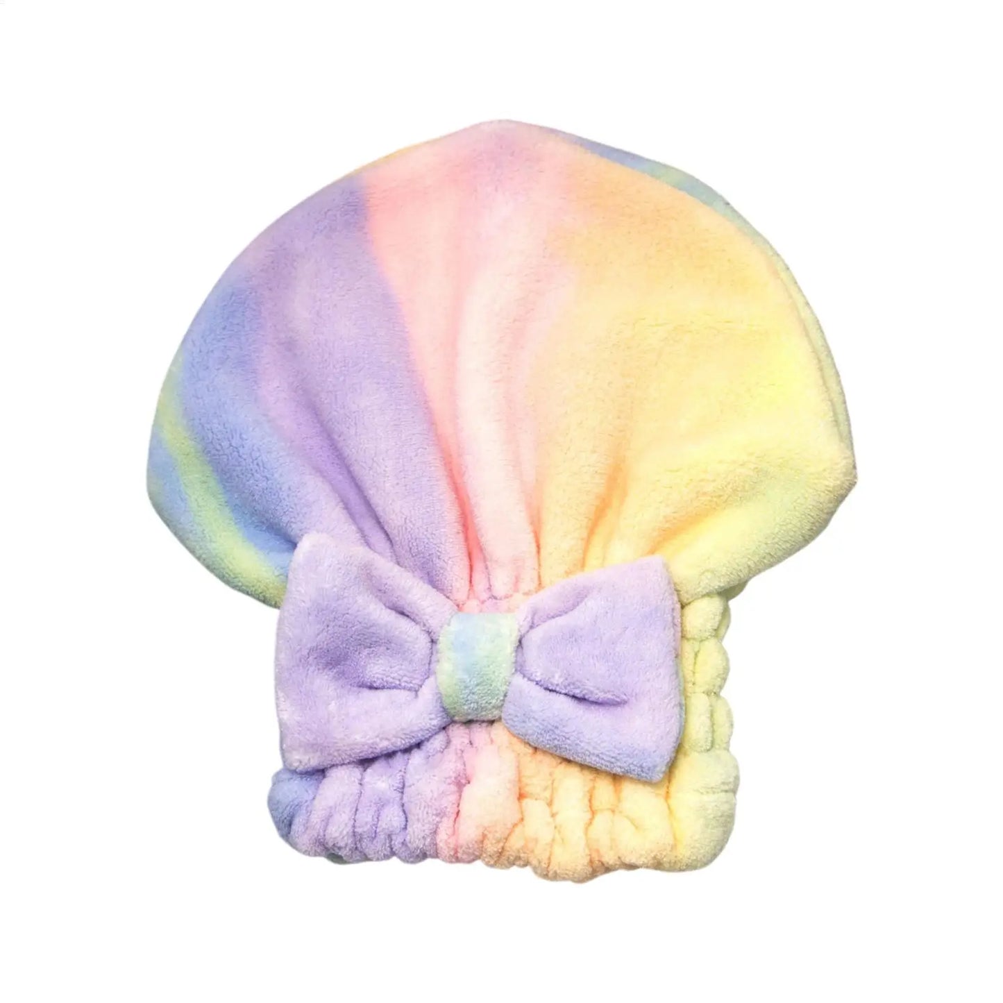 Microfiber Hair Towel Wrap Bow-Knot – Curly & Long Hair Turban