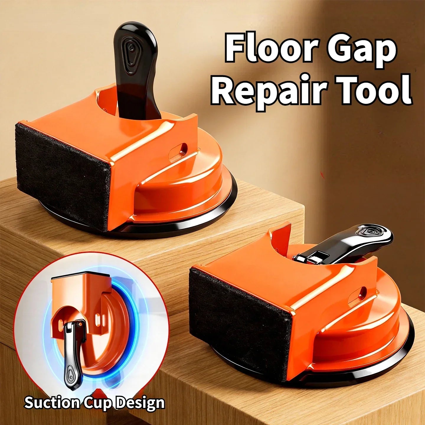 Heavy Duty Floor Fixer&Gap Repair Tool with Vacuum Suction Cup, Professional Tile Slat Installation Tool for Construction & DIY Peaceful Pleasures Health and Wellness