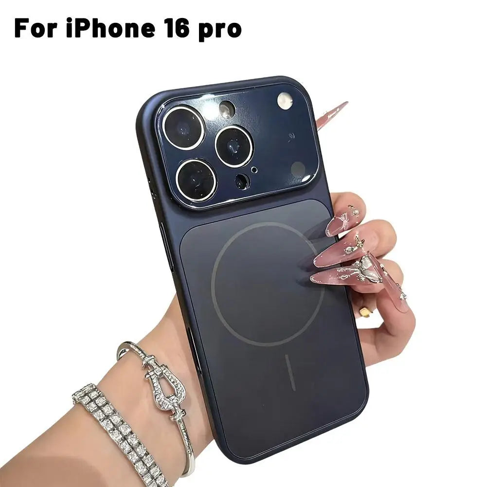 Nano Glass MagSafe iPhone Case – Matte, Magnetic & Drop-Proof