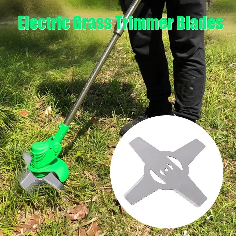 150mm Universal Metal Grass String Trimmer Brushcutter Head Blades 3/4T For Electric Lawn Mower Lawnmower Parts Gardening Tools Peaceful Pleasures Health and Wellness