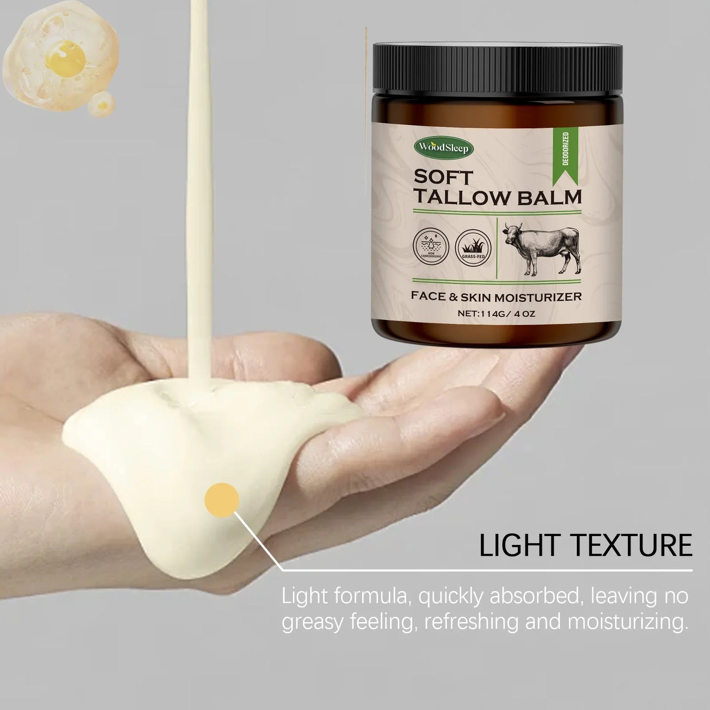 WOODSLEEP Shea Butter Cream – Deep Moisturizer Face & Body
