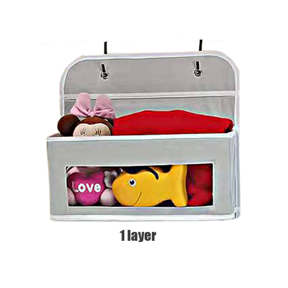 Over the Door Hanging Organizer – 1–5 Pockets, Wall Mount
