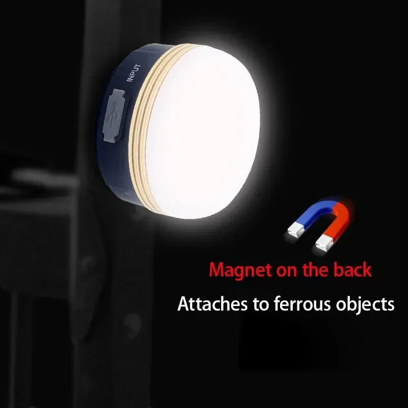10W LED Camping Lantern | USB Rechargeable 1800mAh Tent Light