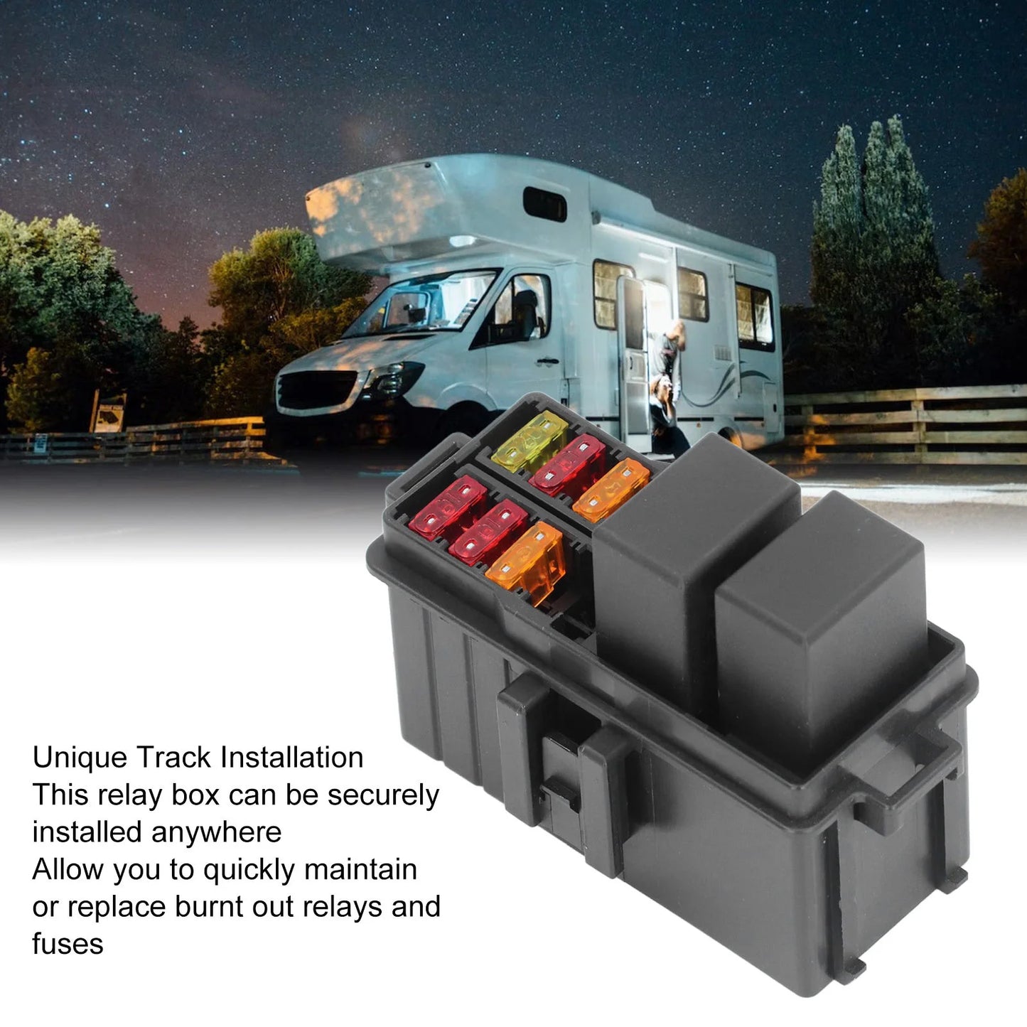 Relay Box with 12VDC 30A 5 Pin Relays and 5A 10A 20A for Car Boat 12V Relay Box and Relay Box Peaceful Pleasures Health and Wellness