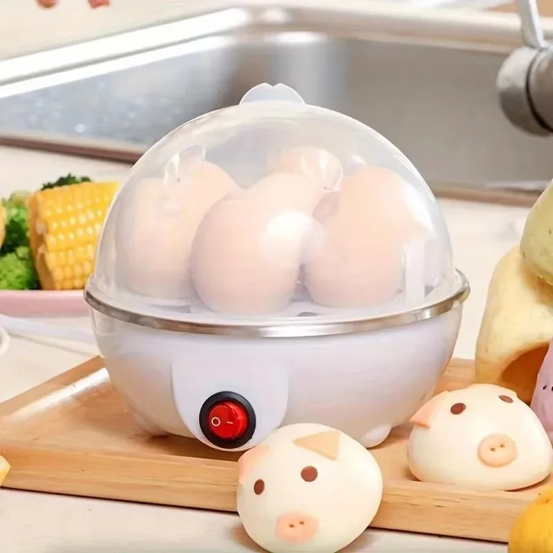 220V Rapid Multifunctional Electric Egg Boiler Steamer Cooker for Corn Milk Eggs Kitchen Cooking with EU US Plug Peaceful Pleasures Health and Wellness