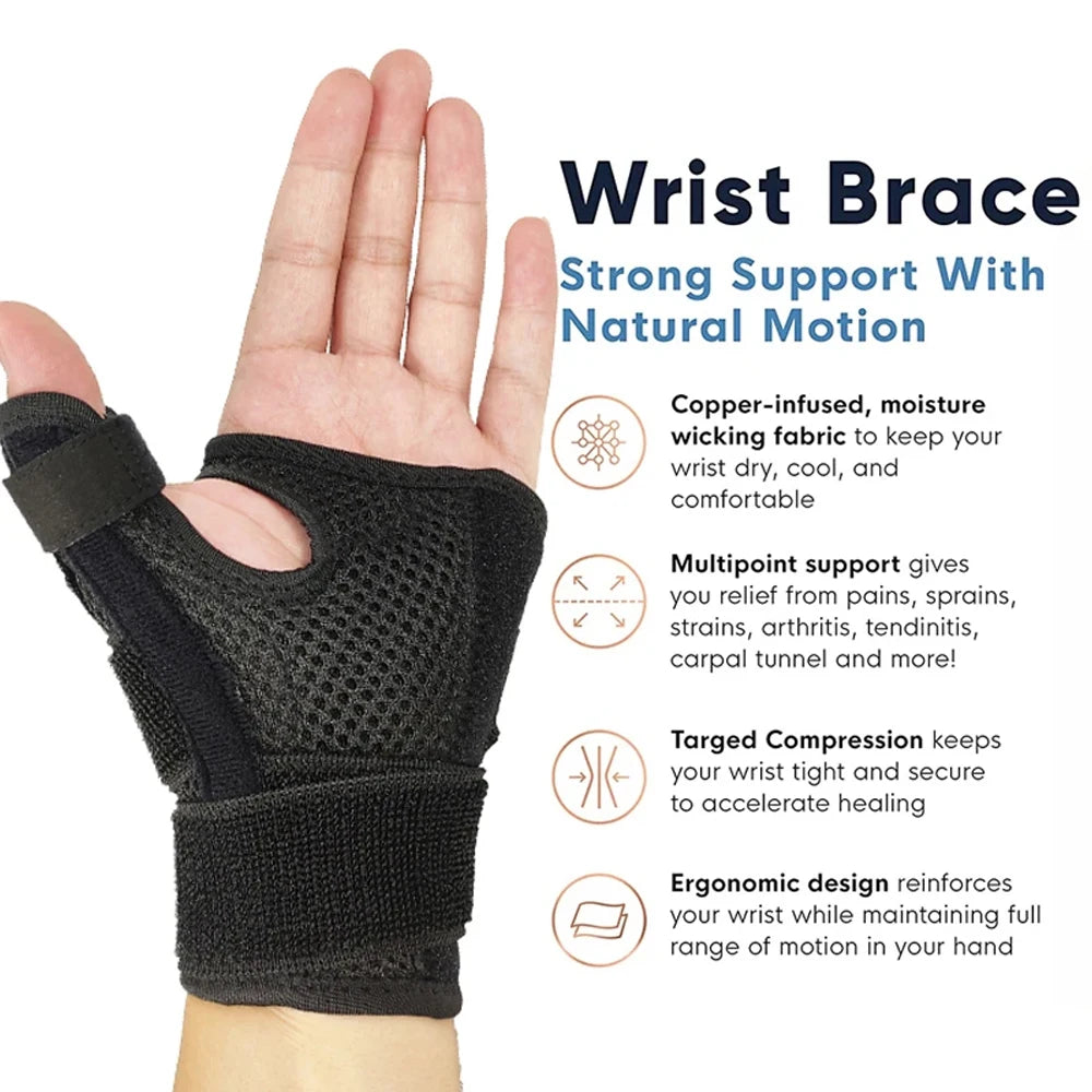 1PCS Thumb Stabilizer - One Size Fits Most, Ideal for De Quervain's Tenosynovitis Brace, Thumb Brace for Arthritis Pain & Suppor Peaceful Pleasures Health and Wellness