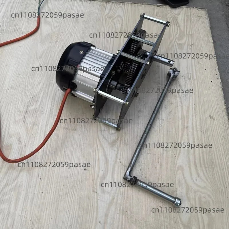 220V 2000W Brushless Hand Crank AC Generator 50Hz & Gearbox