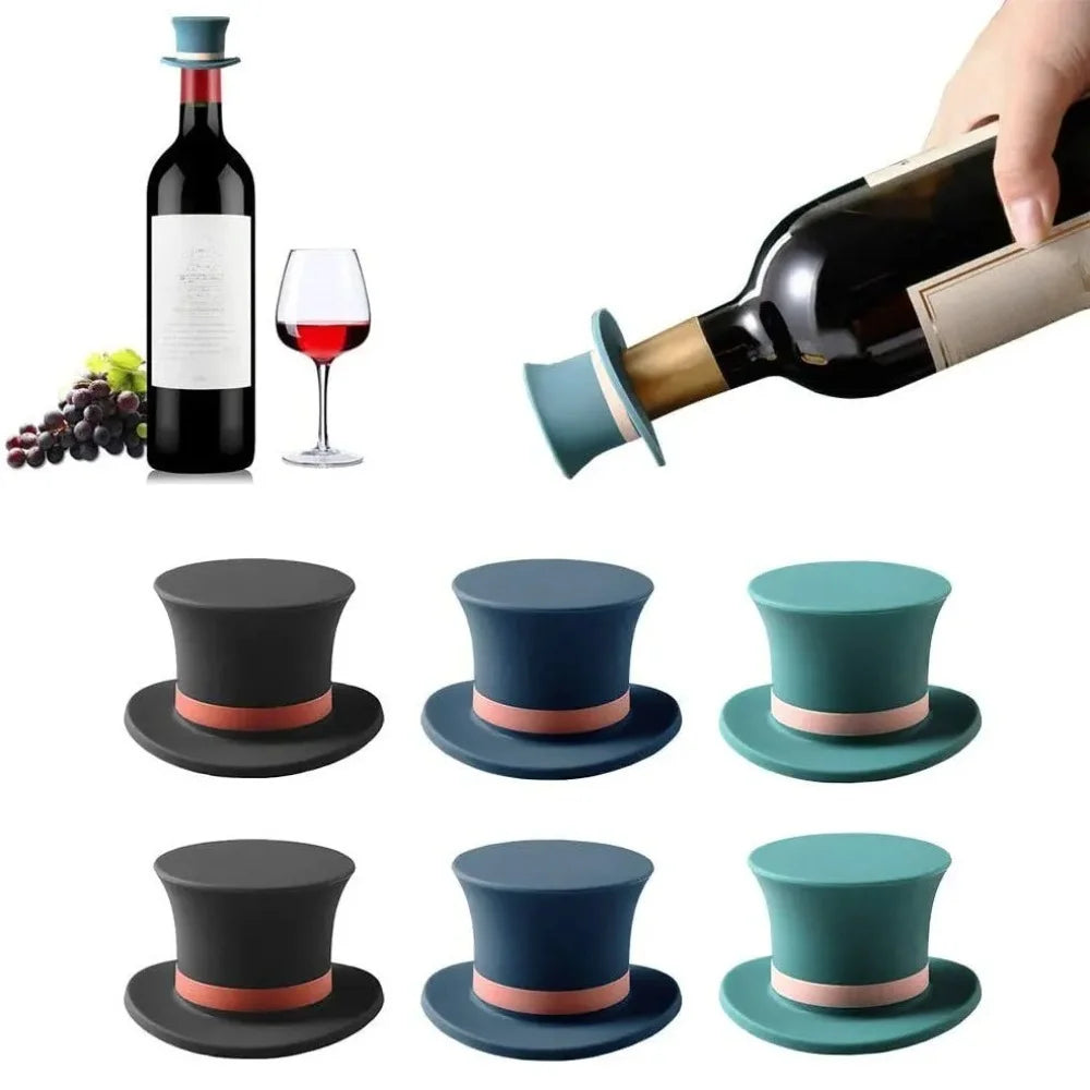 Silicone Wine Bottle Stopper – Reusable Leakproof Vacuum Seal