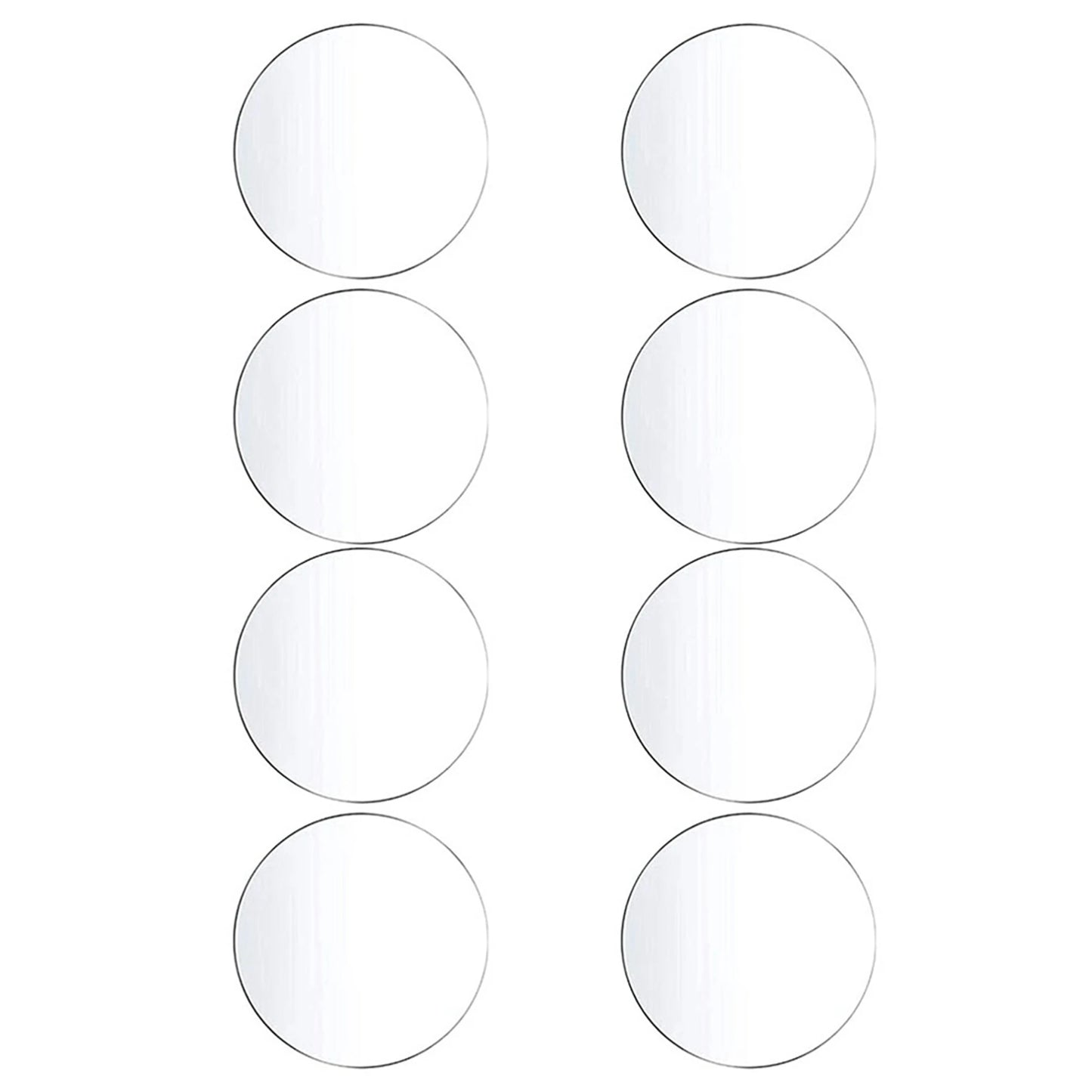 A36T-36 Pcs Clear Acrylic Disc 4 Inch Circle Acrylic Sheet Thick Circle Acrylic Rounds Blanks Acrylic Panel For DIY Crafts Peaceful Pleasures Health and Wellness Transparent