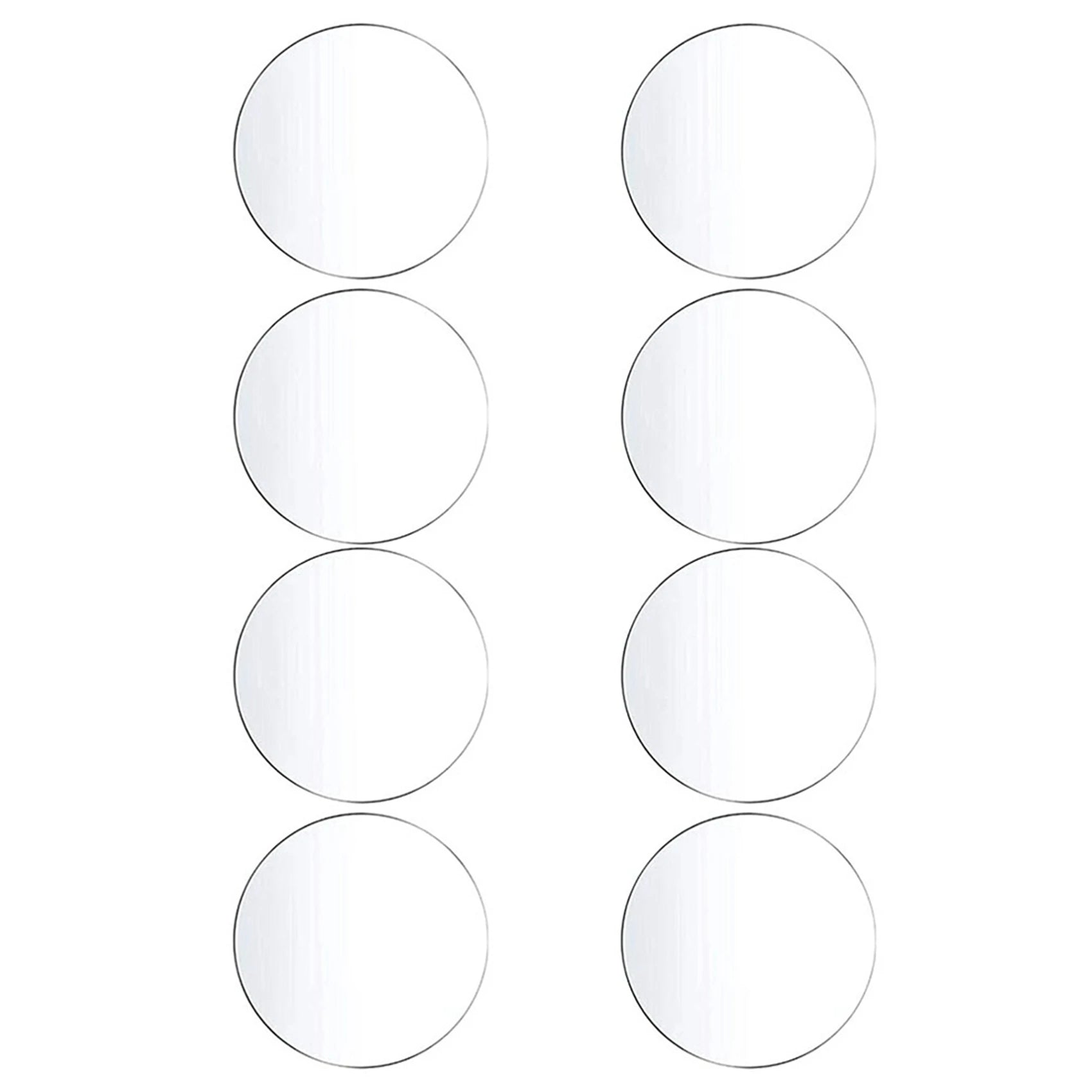 A36T-36 Pcs Clear Acrylic Disc 4 Inch Circle Acrylic Sheet Thick Circle Acrylic Rounds Blanks Acrylic Panel For DIY Crafts Peaceful Pleasures Health and Wellness Transparent