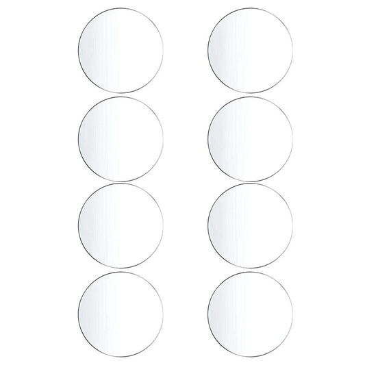A36T-36 Pcs Clear Acrylic Disc 4 Inch Circle Acrylic Sheet Thick Circle Acrylic Rounds Blanks Acrylic Panel For DIY Crafts Peaceful Pleasures Health and Wellness Transparent