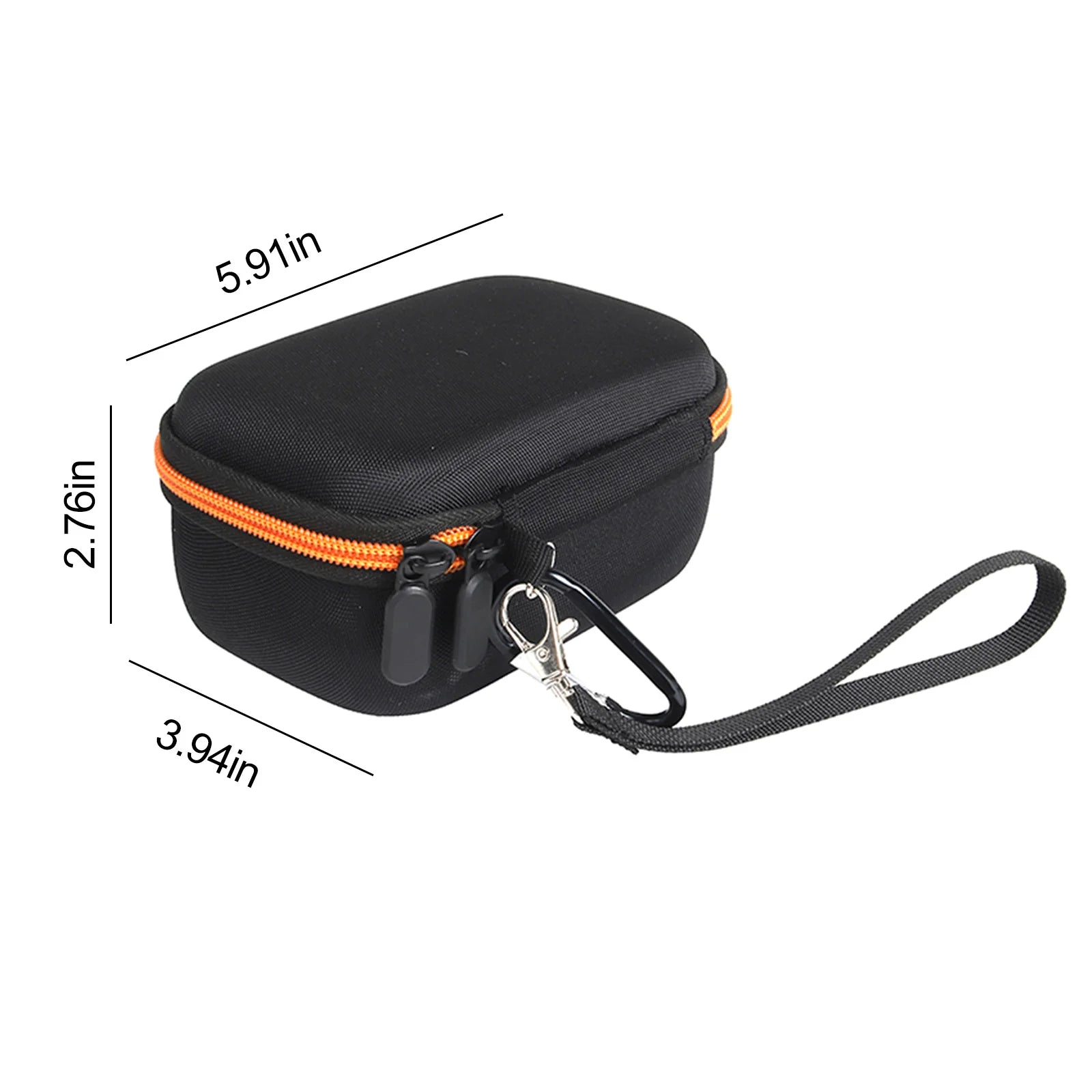 Travel Carrying Pouch for JBL GO5 BT Speaker Accessories Protective Storage Case with Lanyard and Carabiner Scratch-Resistant Peaceful Pleasures Health and Wellness