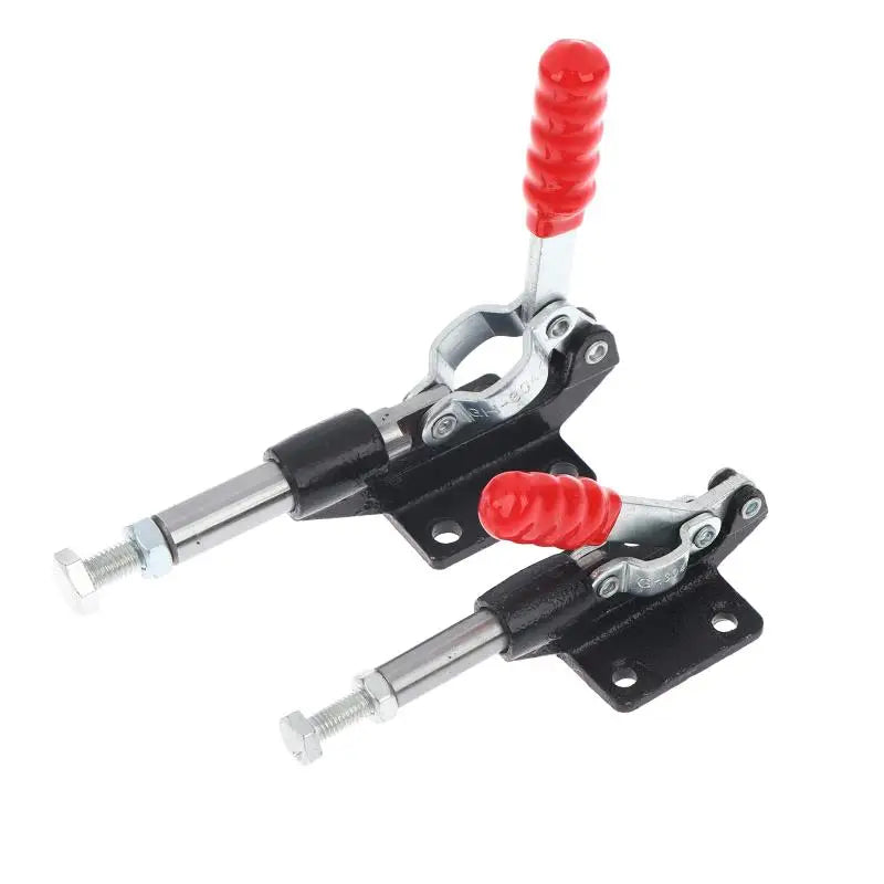 Versatile Heavy Duty Push Pull Toggle Clamp with Non Slip Handle for Woodworking Reliable Positioning in Workshops Peaceful Pleasures Health and Wellness