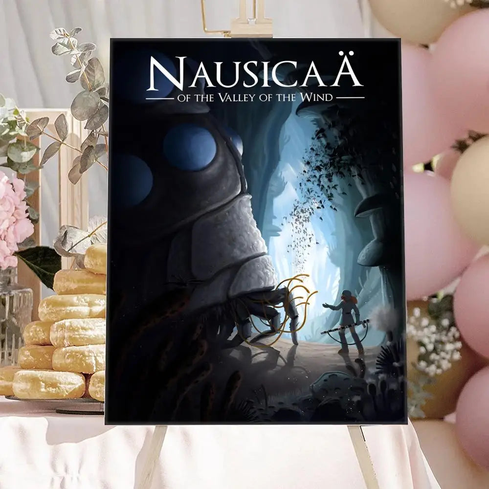 Nausicaä Valley of the Wind Anime Canvas Poster | Wall Art Anime Canvas Poster Peaceful Pleasures Health and Wellness