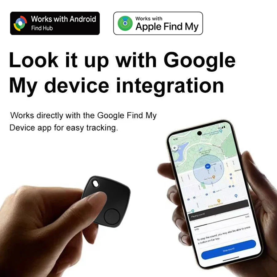 GGBEE Bluetooth Tracker – Works with Find My & Find Hub App