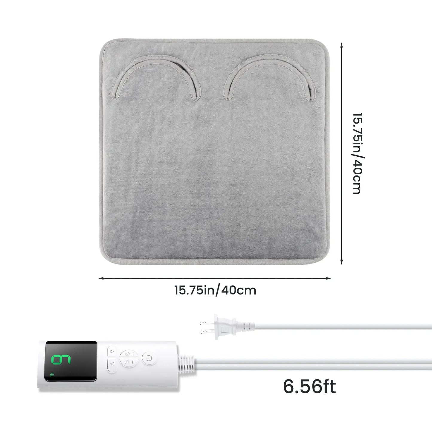 Household Electric Heating Pad Washable 100/220V Office Foot Hand Warming Mat Winter Body Shoulder Heater Blanket 9 Heat 4 Timer Peaceful Pleasures Health and Wellness