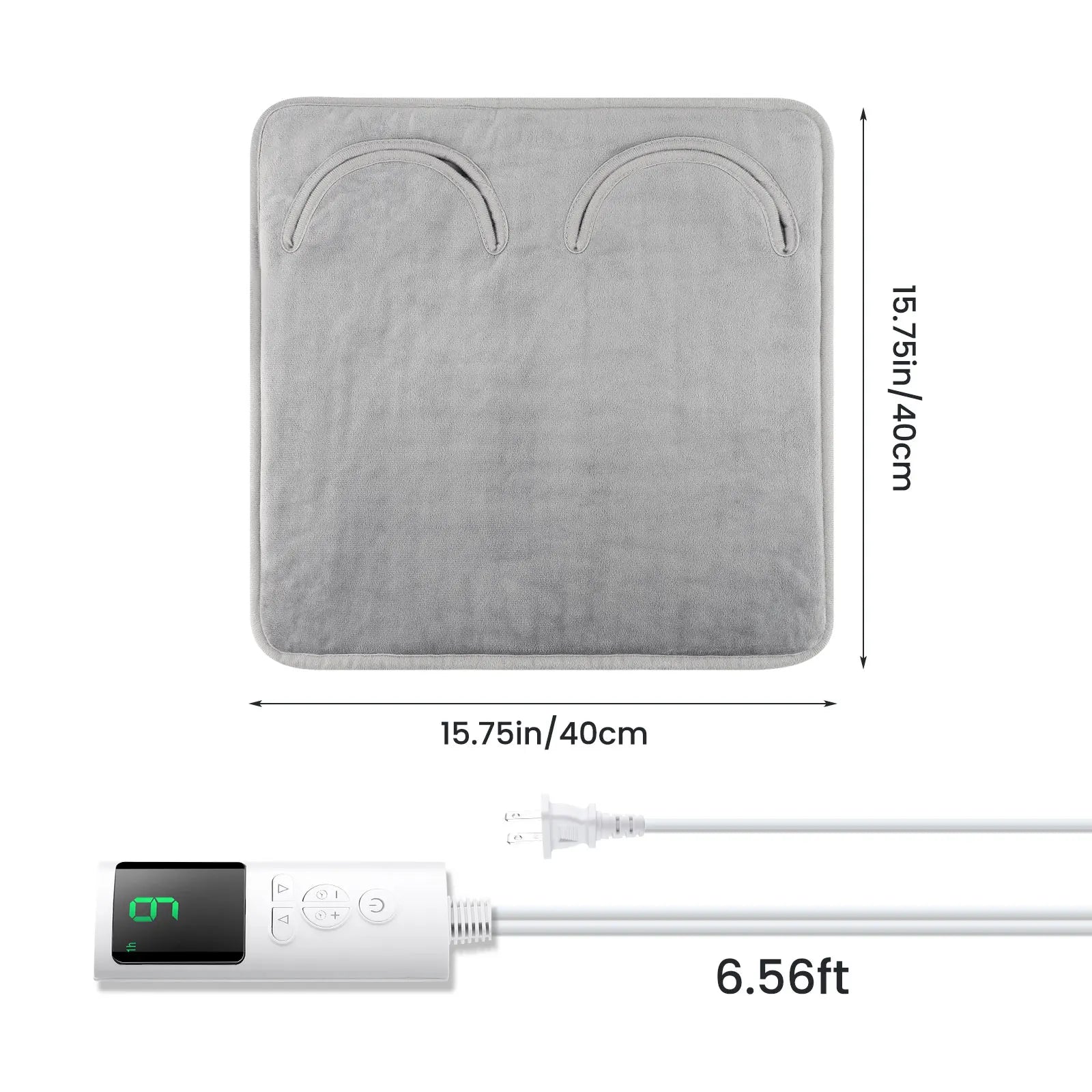 Household Electric Heating Pad Washable 100/220V Office Foot Hand Warming Mat Winter Body Shoulder Heater Blanket 9 Heat 4 Timer Peaceful Pleasures Health and Wellness