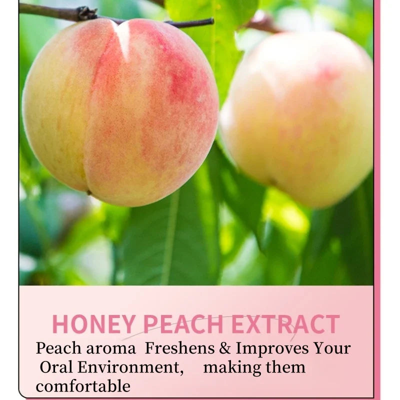 SADOER Peach Mouthwash 20 Pods – Fresh Breath Oral Rinse