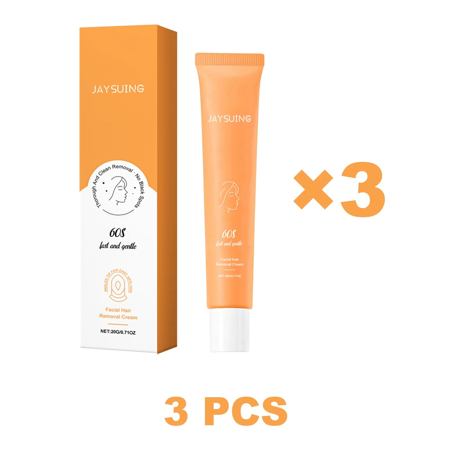 Jaysuing Facial Hair Removal Cream – Lip & Underarm 20g