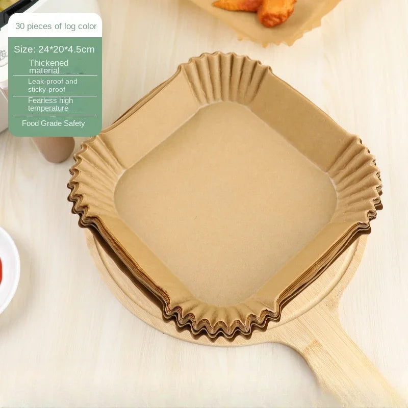 Disposable Air Fryer Parchment Paper Liners – 30/50 Pack