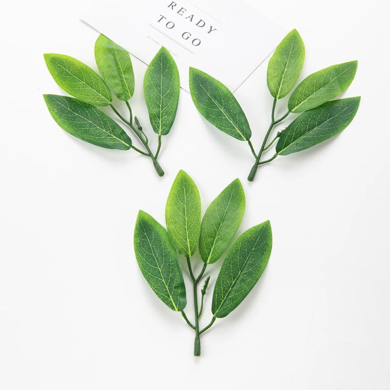 Silk Oleander Artificial Leaves 10pcs – Wedding & Home Décor