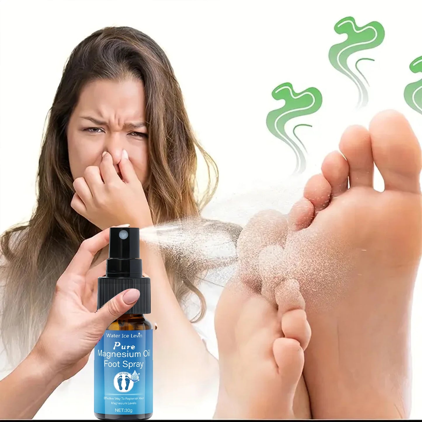 Magnesium Oil Foot Spray with Vitamin E | Moisturizing Foot Care