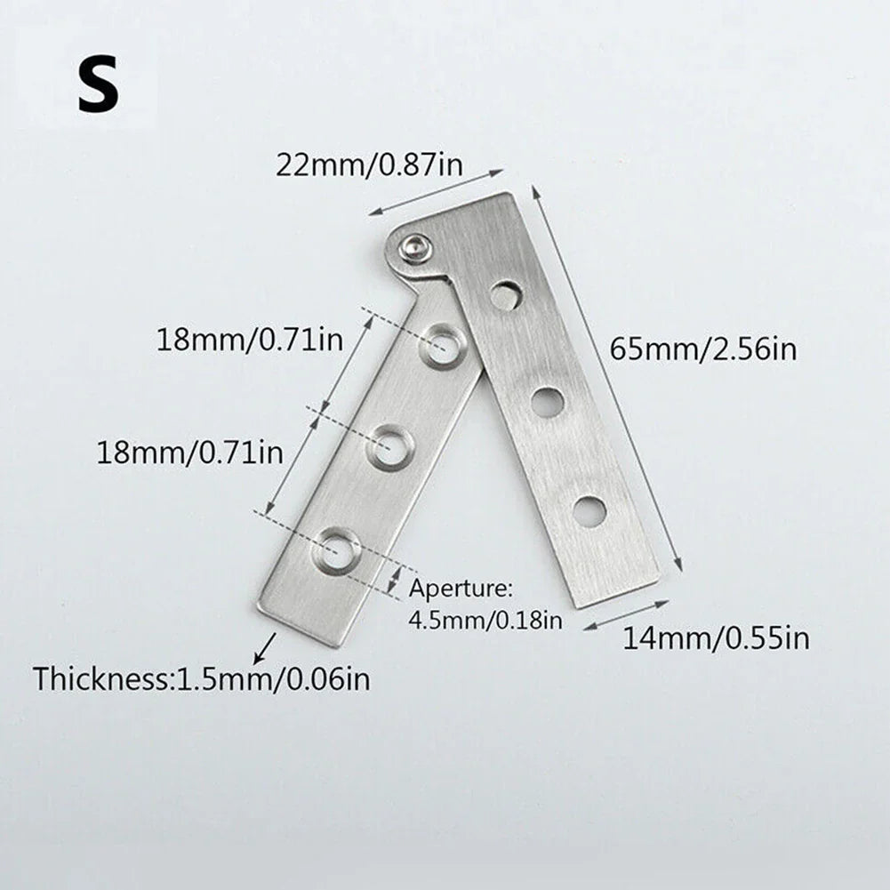 Stainless Steel Invisible Pivot Door Hinge | Hidden Axis S/M/L
